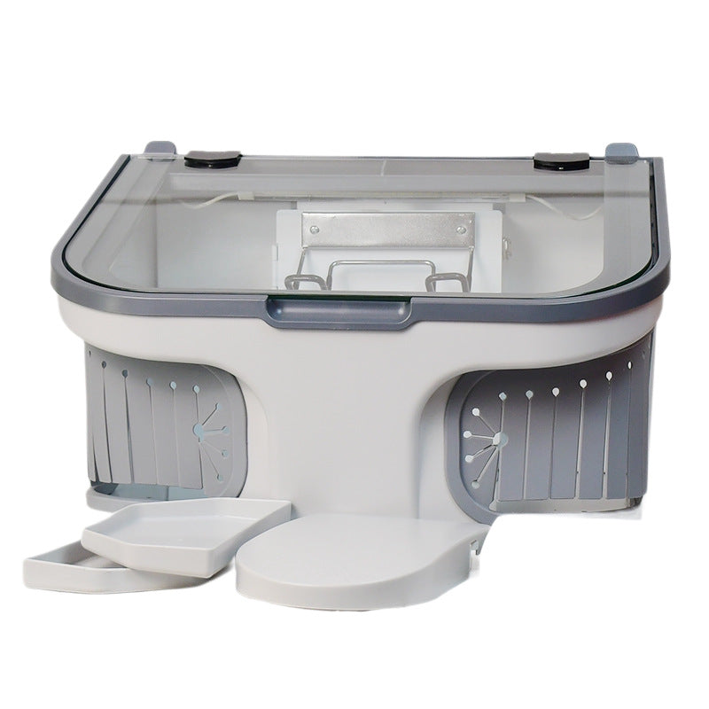 Dental Dust Extraction Enclosure, front view