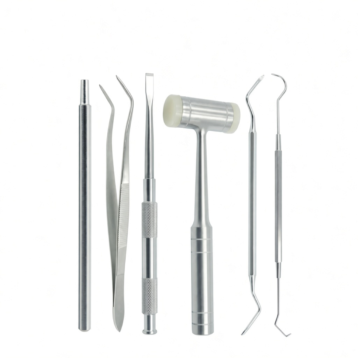 Dental Extraction Instrument Set, with accessories
