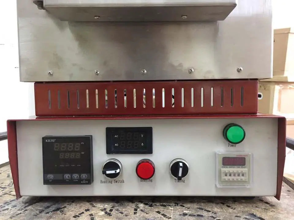 Dental Burnout Furnace, control panel