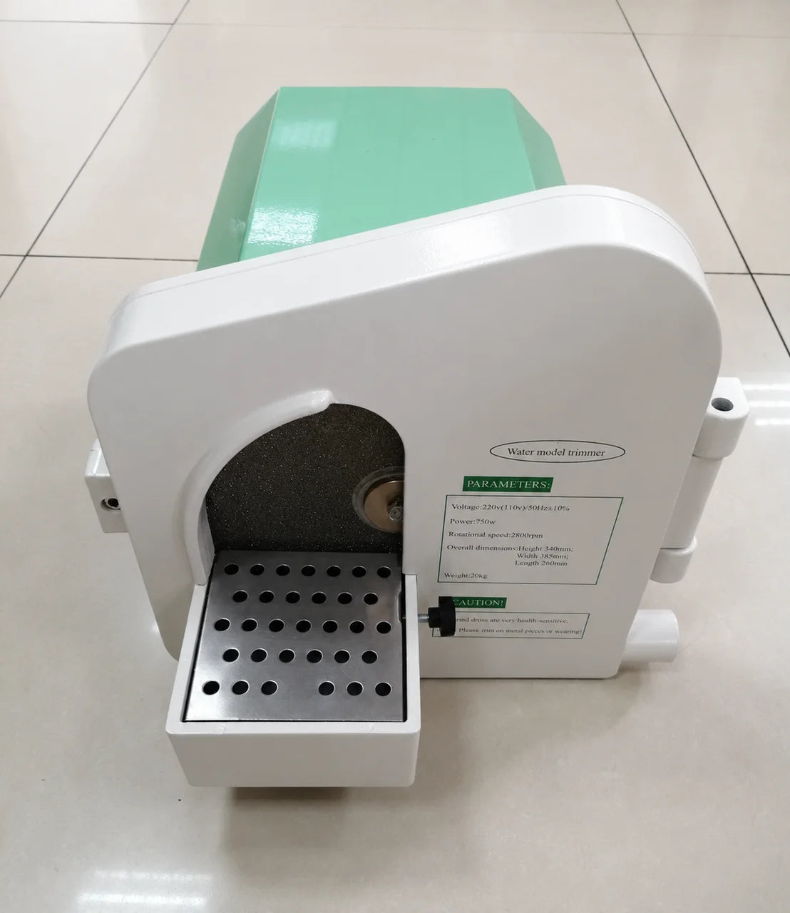 Dental Plaster Trimmer, front view