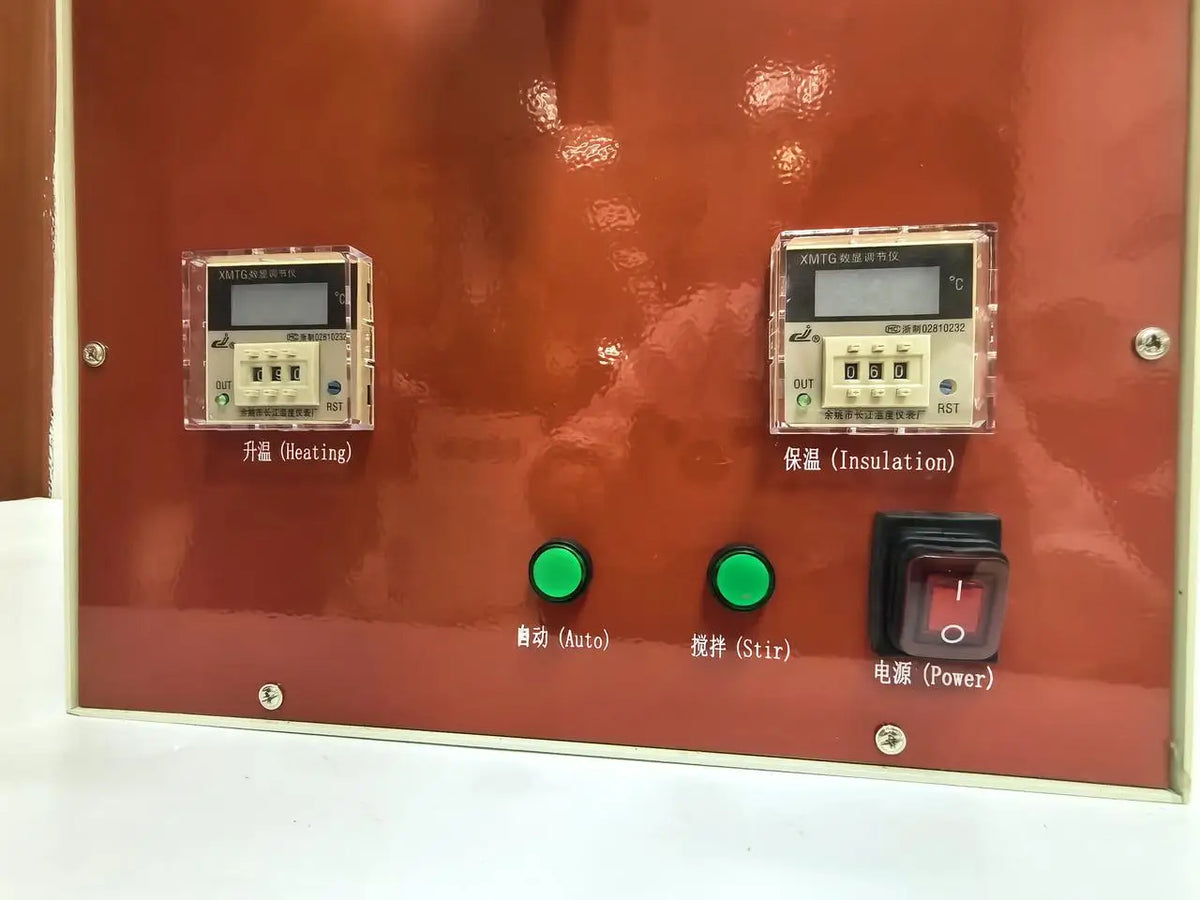 Agar Melting Unit 5 L, control panel
