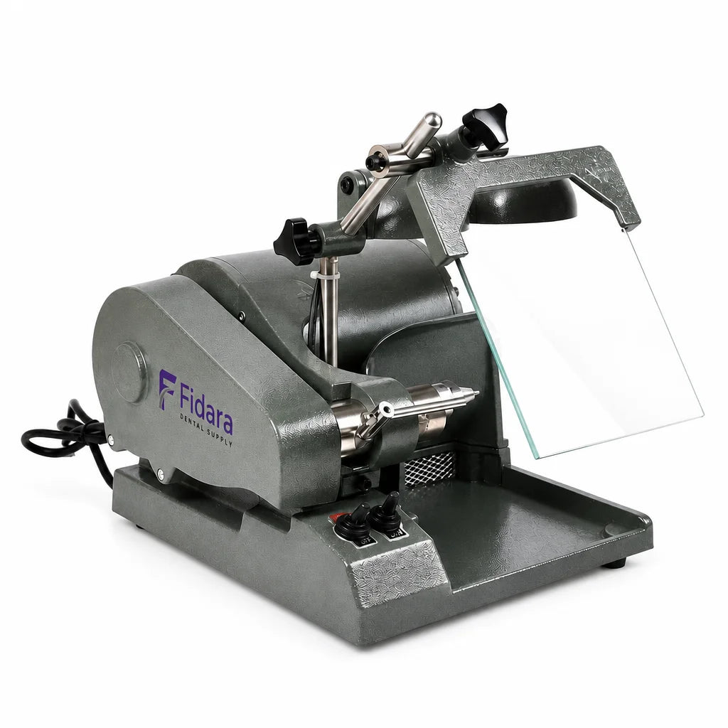 Dental Cutting Lathe, side view