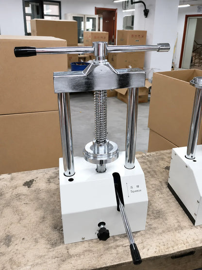 Dental Curing Press, front view