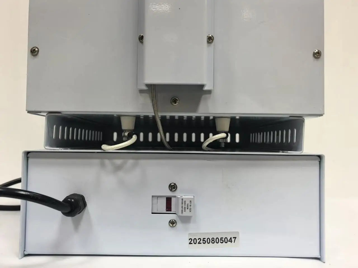 Dental Muffle Furnace, rear view