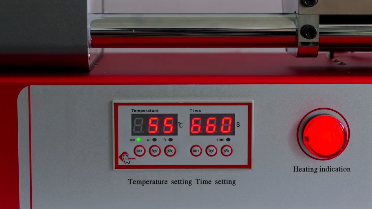 Denture Injection Machine, control panel