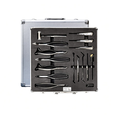 Dental Extraction Instrument Set, with accessories